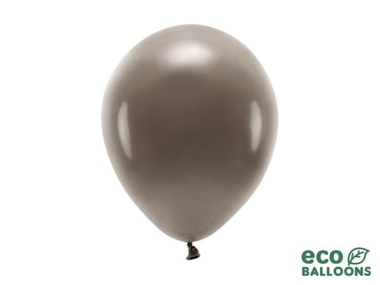 Balony Eco 26cm pastelowe, brązowy (10 szt.) PartyDeco