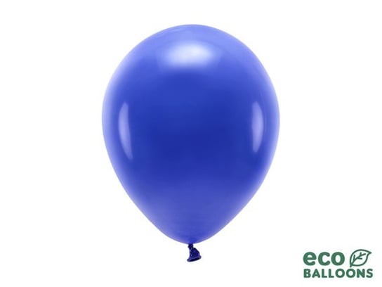 Balony eco 26cm pastelowe, granat (10 szt.) PartyDeco