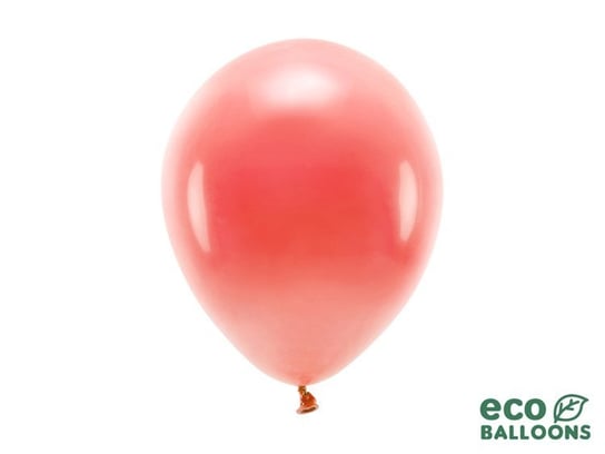 Balony Eco 26cm pastelowe, koralowy (10 szt.) PartyDeco