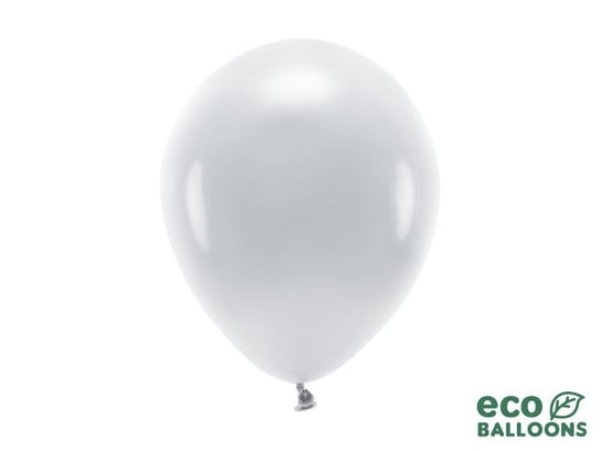 Balony eco 26cm pastelowe, szary (1 op. / 10 szt.) Party Deco