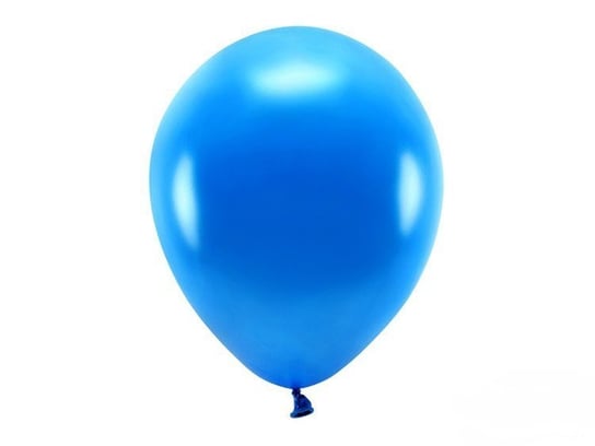 Balony eco 30cm metalizowane, granat (10 szt.) PartyDeco