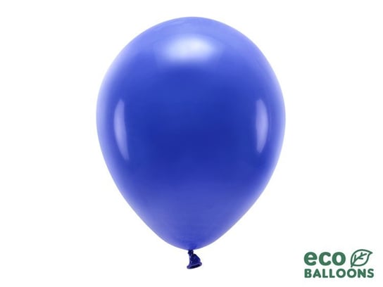 Balony Eco 30cm pastelowe, granat (10 szt.) PartyDeco
