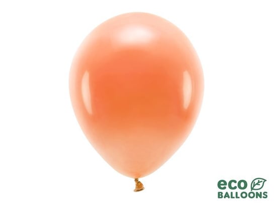 Balony Eco 30cm pastelowe, pomarańczowy (10 szt.) PartyDeco