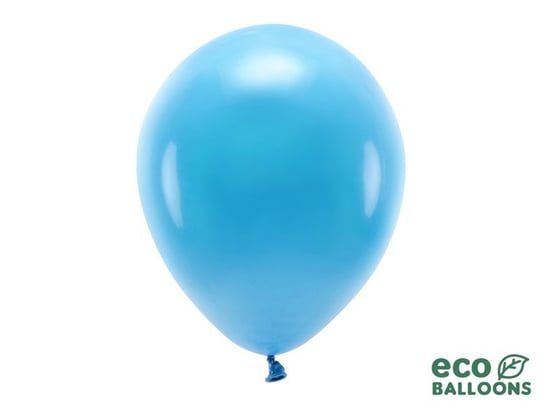 Balony Eco 30cm pastelowe, turkus (10 szt.) PartyDeco