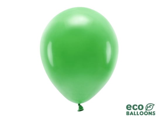 Balony Eco 30cm pastelowe, zielona trawa (10 szt.) PartyDeco