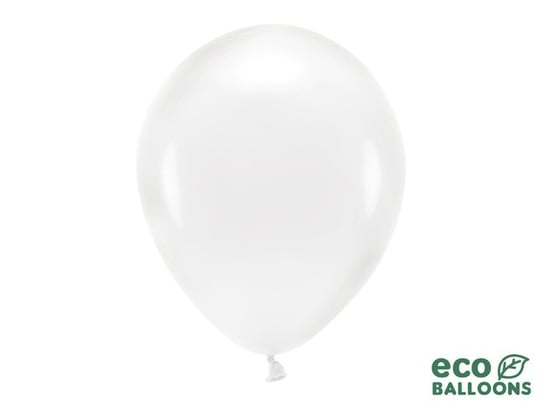 Balony eco , transparentne, 30 cm, 10 sztuk PartyDeco