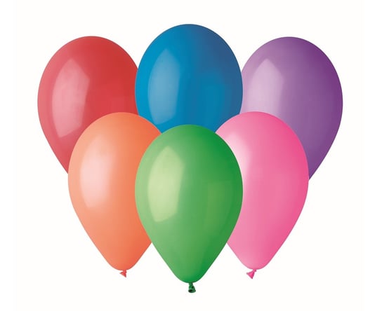 Balony G120 Pastel 13" - Różnokolorowe 80 / 50 Szt. Gemar