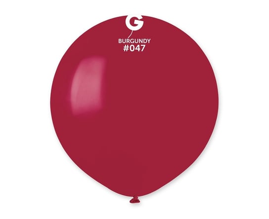 Balony G150 pastel 19" - bordowe 47/ 50 szt. Inna marka