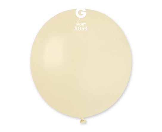 Balony G150 Pastel 19" - Kość Słoniowa 59/ 50 Szt. Gemar