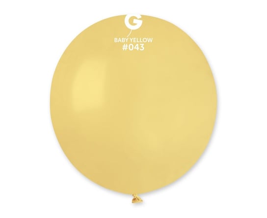 Balony G150 Pastel 19" - Musztardowe 43/ 50 Szt. Gemar