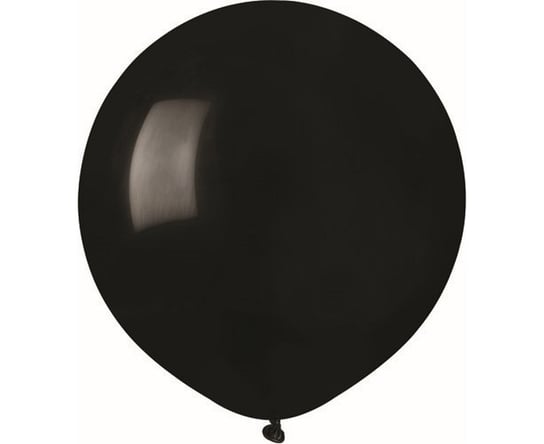 Balony G150, pastel czarne, 19", 50 sztuk GODAN