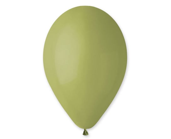 Balony G90 Pastel 10" - Zielone Oliwkowe 98/ 100 Szt. Gemar