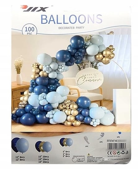 BALONY GIRLANDA DEKORACJA ŚLUB WESELE ROCZEK 100x Amigo