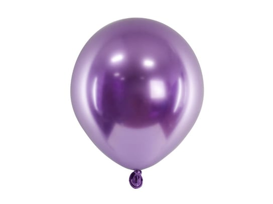 Balony Glossy 12 cm, fiolet (1 op. / 50 szt.) Party Deco