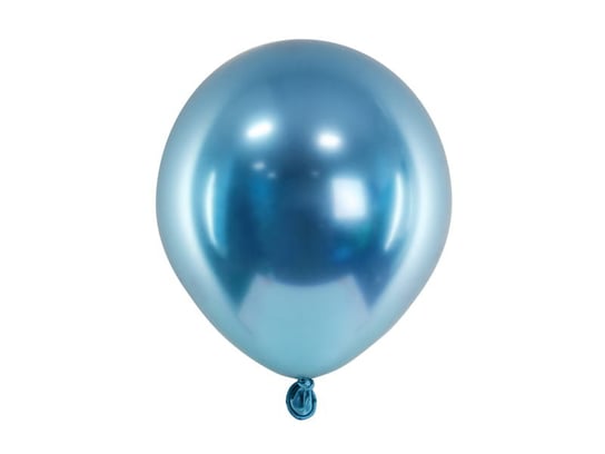 Balony Glossy 12 cm, niebieski (1 op. / 50 szt.) Inna marka