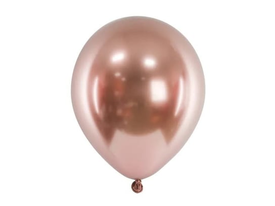 Balony Glossy 46cm - Różowe złoto - 5 sztuk PartyDeco