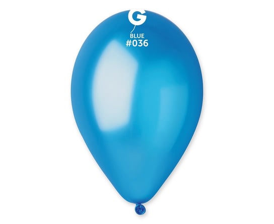 Balony GM120, metal, niebieskie, 13 ", 50 sztuk Gemar