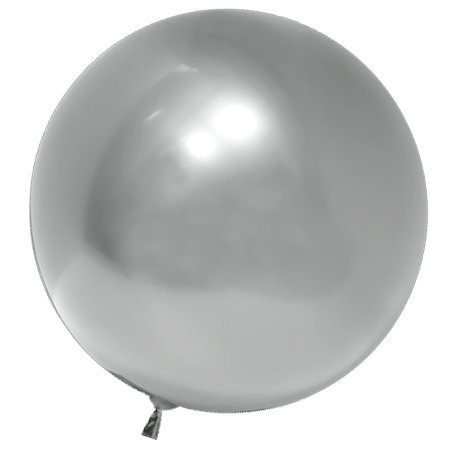 Balony GM150 metal - srebrne, 5 szt. somgo