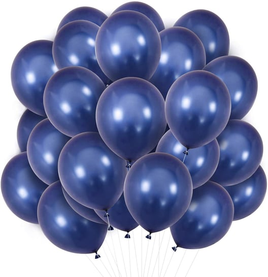 Balony granatowe DUŻE c. niebieskie pastel 50 szt. somgo