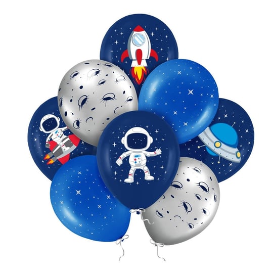 Balony Kosmos 30Cm, 8 Szt. PartyPal