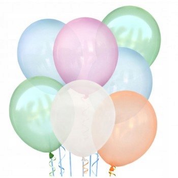 Balony Krystaliczne Mix Kolorów 25Szt Urodziny PartyPal