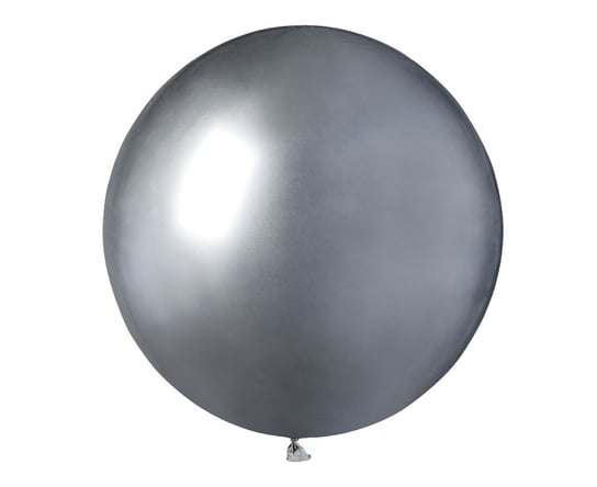Balony lateksowe, 19", srebrne, 25 sztuk Gemar