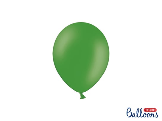 Balony lateksowe, 5", zielone, 100 sztuk Strong