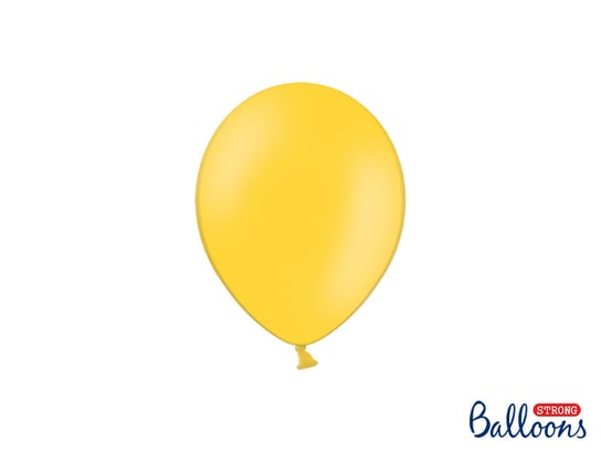 Balony lateksowe, 5", żółte, 100 sztuk Strong