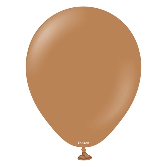 Balony lateksowe Caramel Brown, brązowe 13cm, 100 szt. Flowballoons