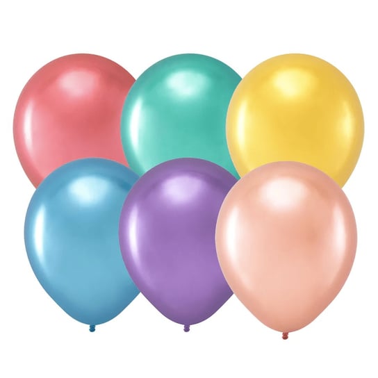 Balony Lateksowe Chrom Mix Kolorów 12 Cm 20 Szt. Inna marka