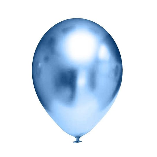 Balony lateksowe Chrome Niebieskie, 30cm, 50 szt. Inny producent
