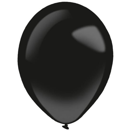 Balony lateksowe Decorator Fashion Czarne 28cm, 50 szt. Amscan