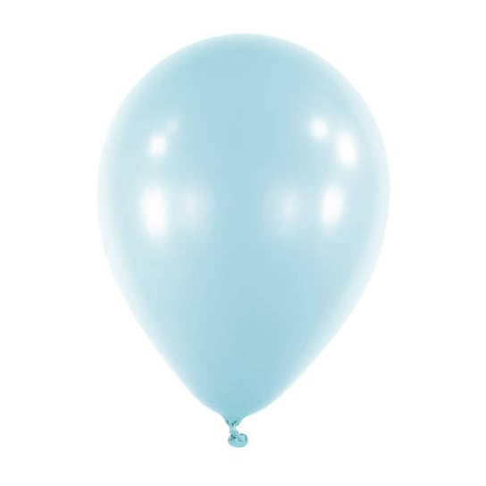 Balony lateksowe Decorator Macaron Sky Blue 13cm, 100 szt. Amscan