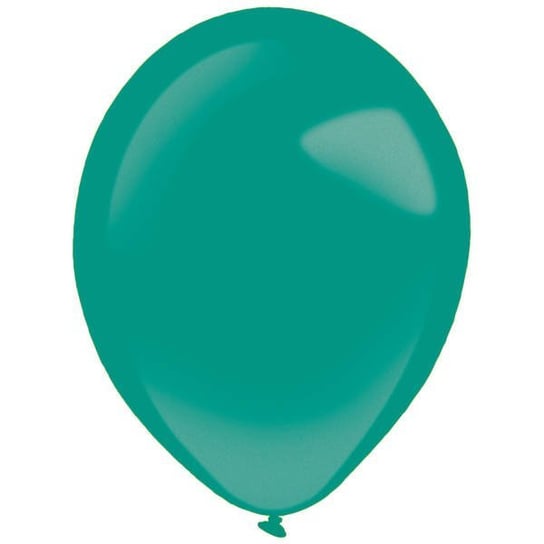 Balony lateksowe Decorator Metaliczne Turkusowe/ Zielone 35cm, 50 szt. Amscan