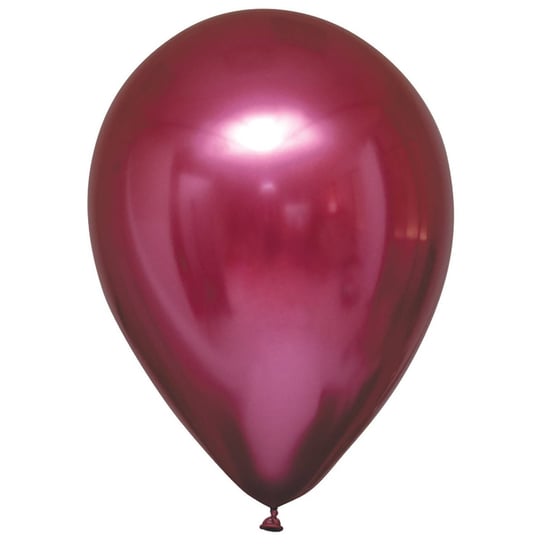 Balony lateksowe Decorator Satin Luxe Chrome Ciemno Różowe 12cm, 100 szt. AMSCAN
