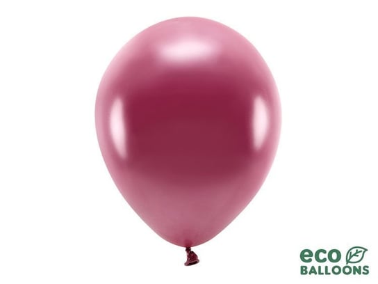 Balony lateksowe eco, bordowe, 30 cm, 100 sztuk Party Deco