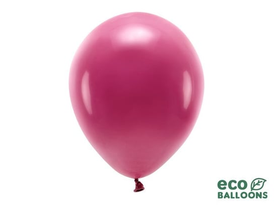 Balony lateksowe eco, bordowe, 30 cm, 100 sztuk PartyDeco
