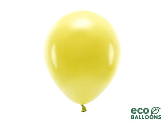 Balony lateksowe eco, ciemnożółte, 26 cm, 100 sztuk Party Deco