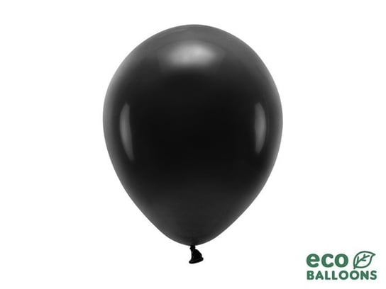 Balony lateksowe eco, czarne, 26 cm, 100 sztuk Party Deco