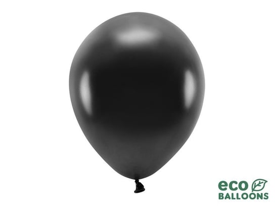 Balony lateksowe eco, czarne, 30 cm, 100 sztuk Party Deco