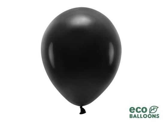 Balony lateksowe eco, czarne, 30 cm, 100 sztuk PartyDeco