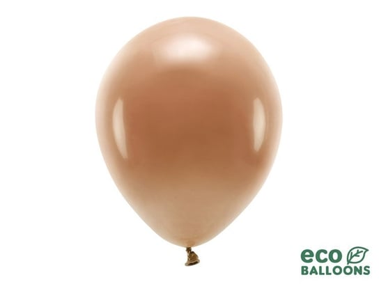 Balony lateksowe eco, czekoladowy brąz, 30 cm 100 sztuk PartyDeco