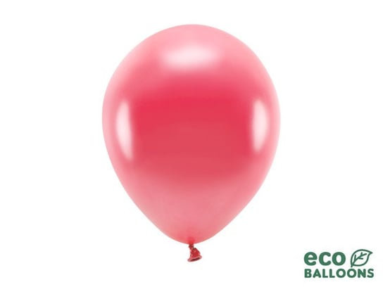 Balony lateksowe eco, jasnoczerwone, 26 cm, 100 sztuk Party Deco