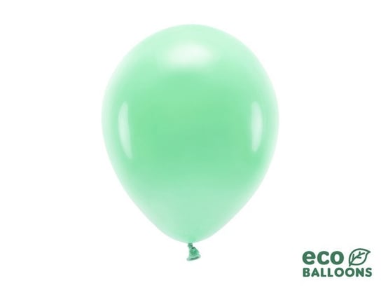 Balony lateksowe eco, miętowe, 26 cm, 100 sztuk Party Deco