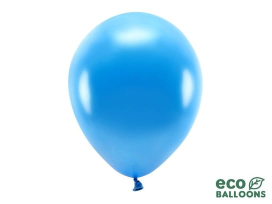 Balony lateksowe eco, niebieskie, 30 cm, 100 sztuk Party Deco