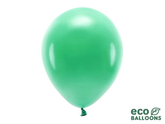 Balony lateksowe eco, zielone, 30 cm, 100 sztuk PartyDeco