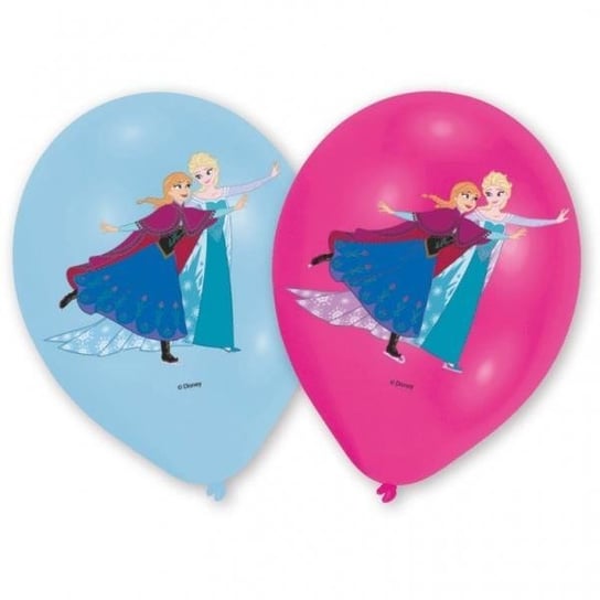Balony lateksowe, Kraina Lodu - Anna i Elsa, 27,5 cm, 6 sztuk Amscan
