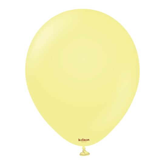 Balony lateksowe Macaron Yellow, żółty 30 cm, 100 szt. Flowballoons