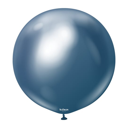 Balony lateksowe Mirror Navy, niebieski, 45 cm, 25 szt. Inna marka