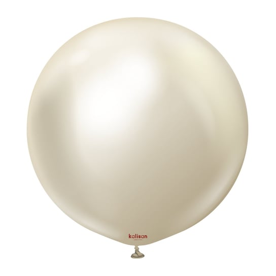 Balony lateksowe Mirror White Gold, złoty, 45 cm, 25 szt. Inna marka
